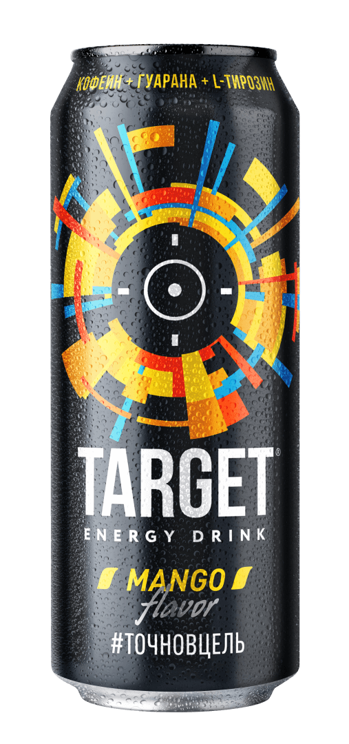 TARGET ENERGY DRINK MANGO FLAVOR