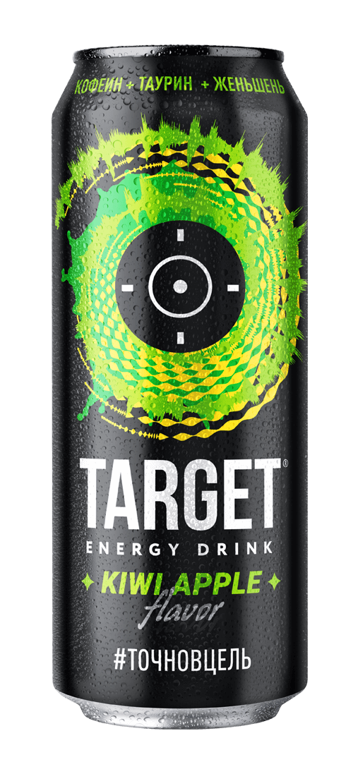 TARGET ENERGY DRINK KIWI APPLE FLAVOR