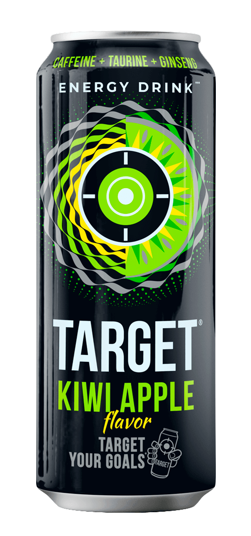 TARGET ENERGY DRINK KIWI APPLE FLAVOR