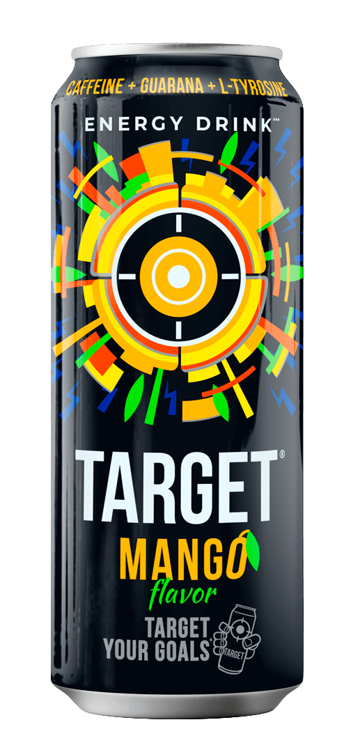 TARGET ENERGY DRINK MANGO FLAVOR